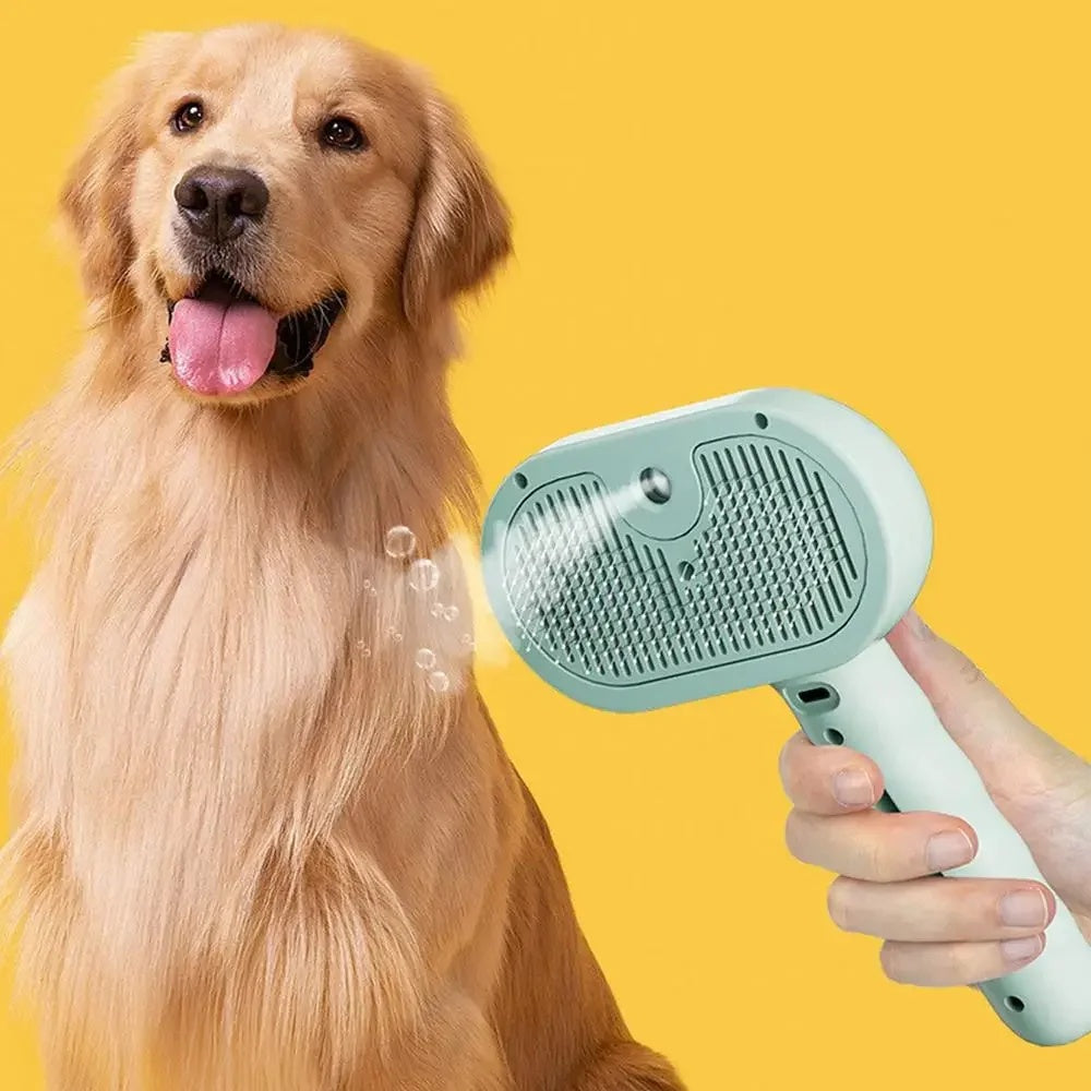 Pets Spray Hair Comb Pet Hair Remover Cleaning Brush Cats Grooming Dog Accessories Tools Dematting Water Mist Humidifier Comb Pet Supplies - EL CHEG