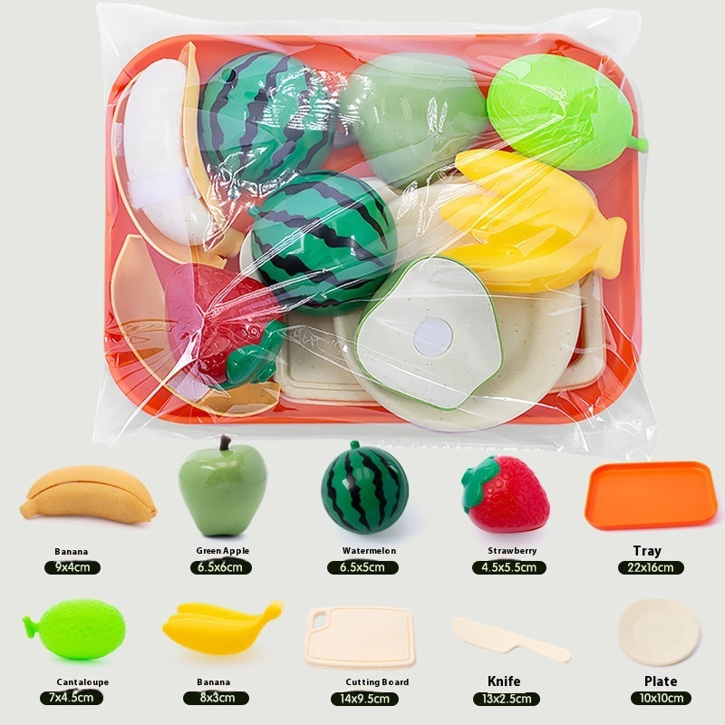 Children Play House Emulational Fruit Slicer Educational Toys