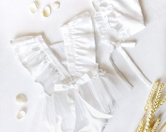 Newborn Cotton And Linen Romper Solid Color