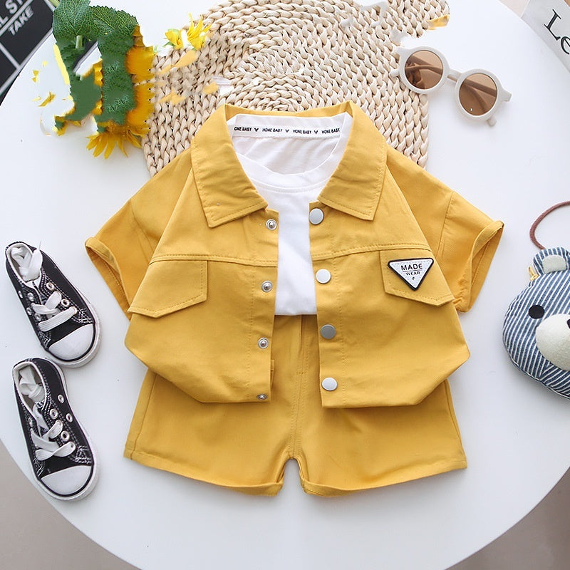 Handsome Shirt Two-piece Suit Fashion