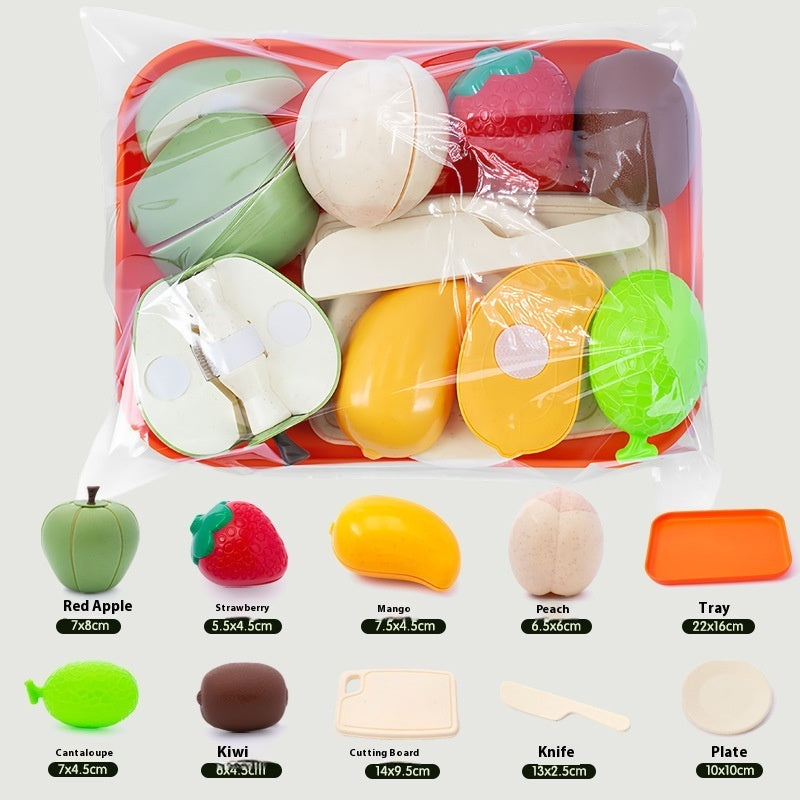 Children Play House Emulational Fruit Slicer Educational Toys