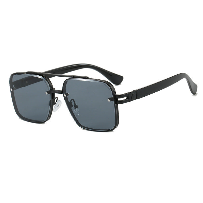 Square Toad-shaped Sunglasses Metal Punk Fashion