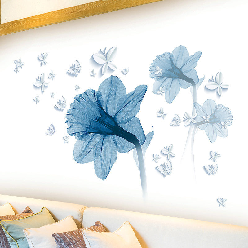 Bedroom Cozy Flower Room Decoration Wall Stickers - EL CHEG