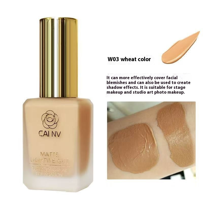 Liquid Foundation Wheat Black Leather White Blend Agent