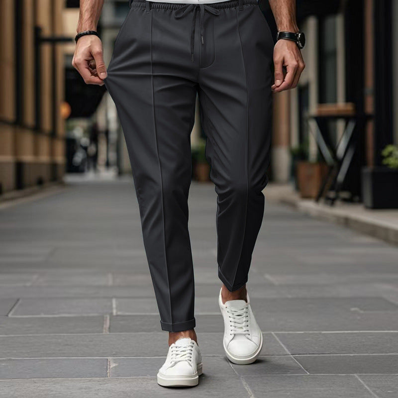 Men's Business Slim Fit Tapered Casual Pants