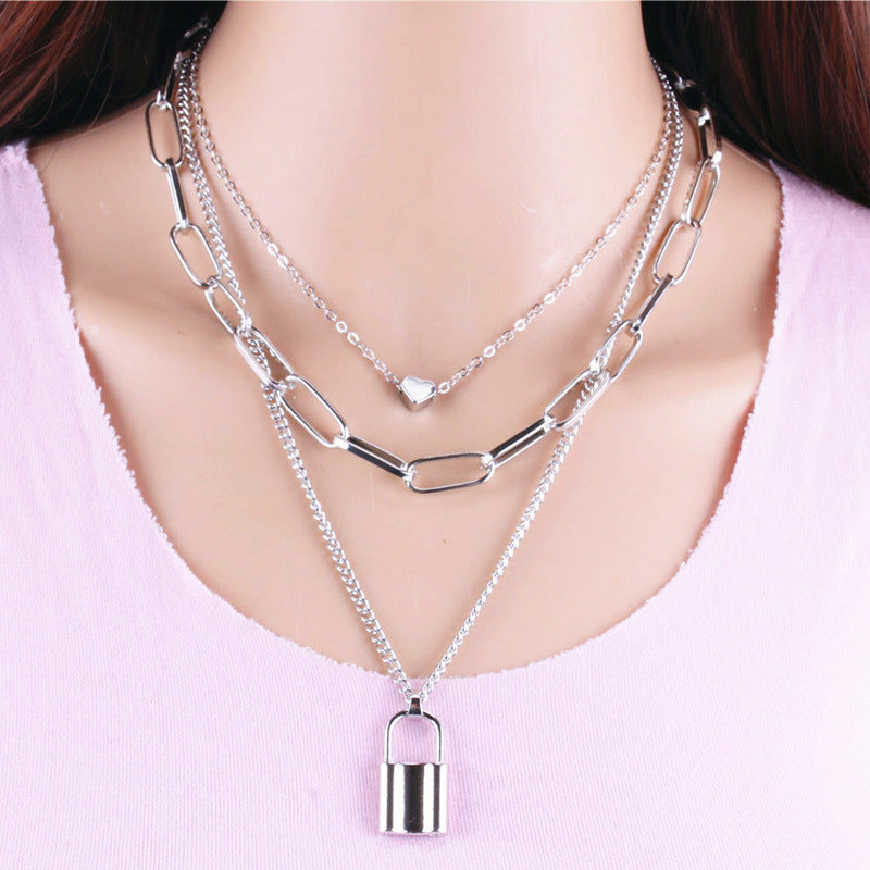 Multilayer Water Wave Chain Necklace