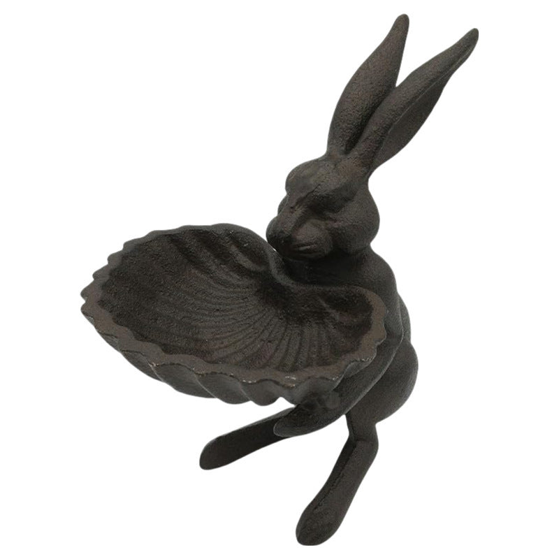 European And American Gardening Rabbit Bird Food Pot Crafts Garden Home Villa Ornaments - EL CHEG