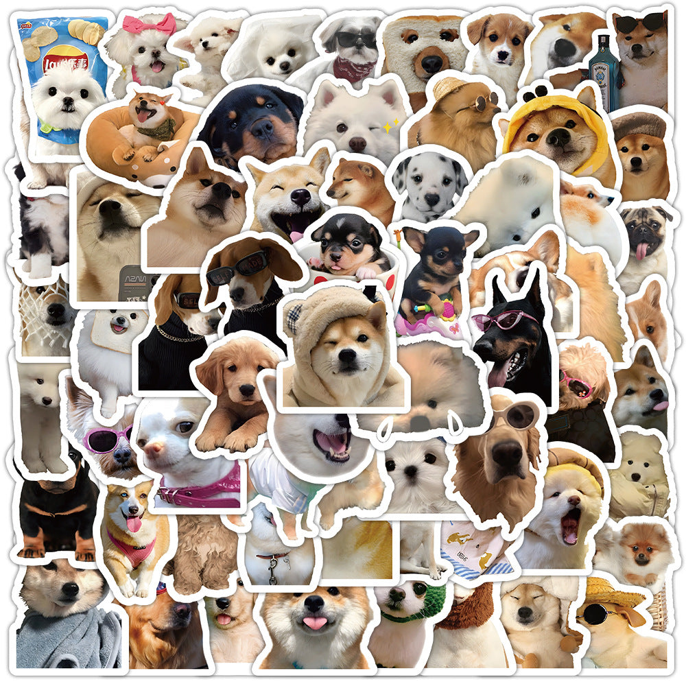 Creative Cartoon Household Portable Realistic Puppy Stickers - EL CHEG