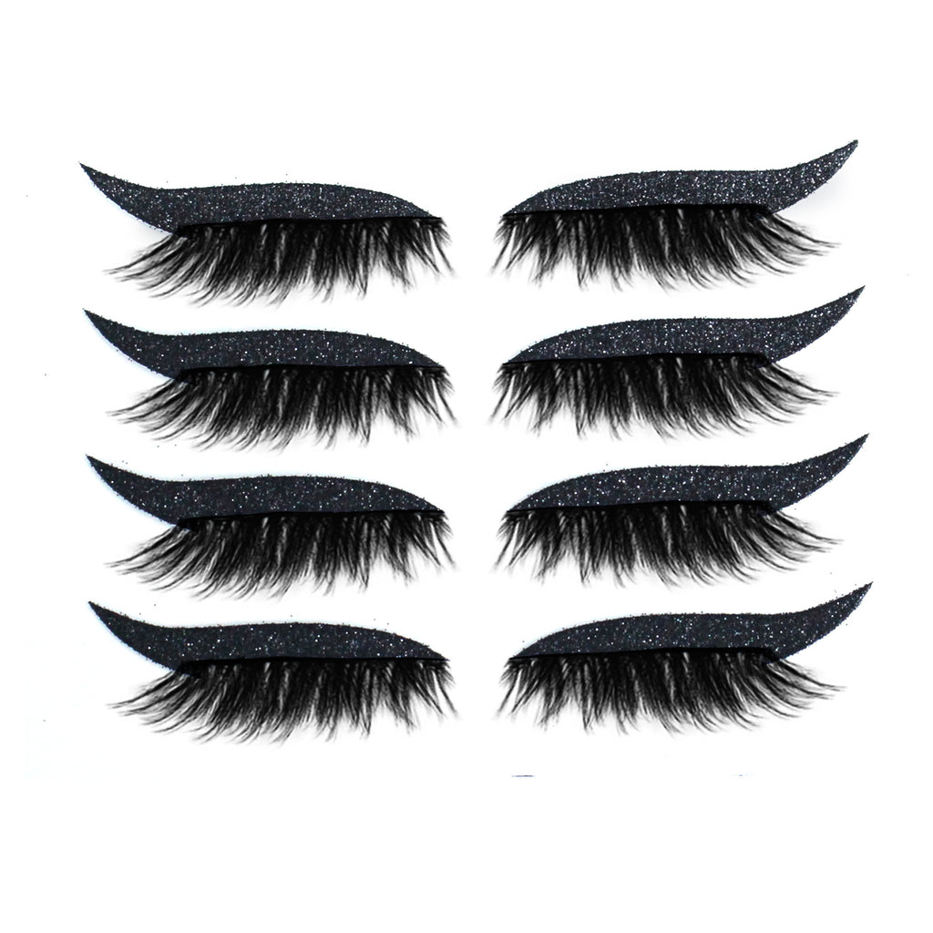 European And American Glitter Self-adhesive Eyeliner False Eyelash Stickers - EL CHEG