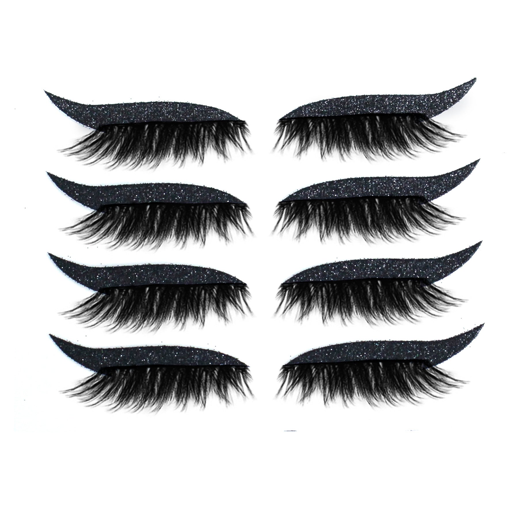 European And American Glitter Self-adhesive Eyeliner False Eyelash Stickers - EL CHEG