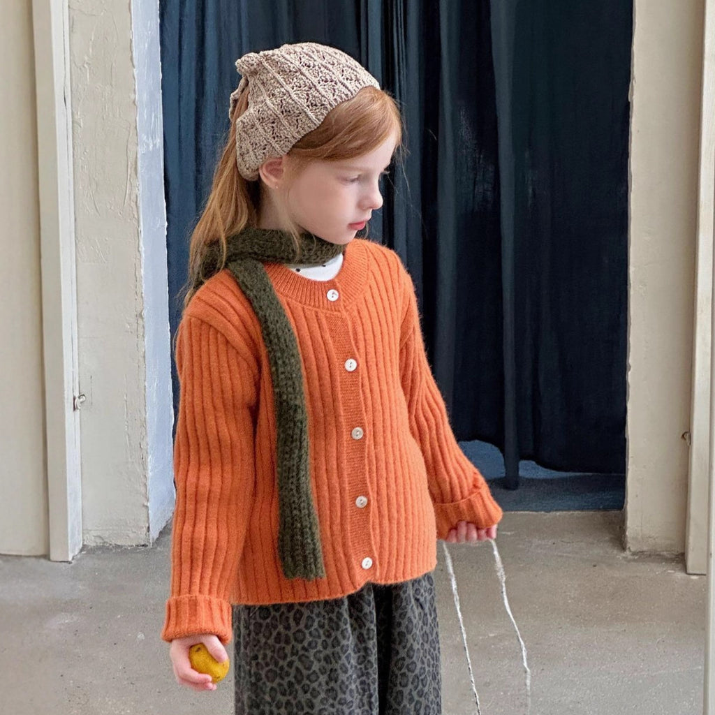 Leisure Alpaca Fleecefiber Girl's Cardigan Sweater Children