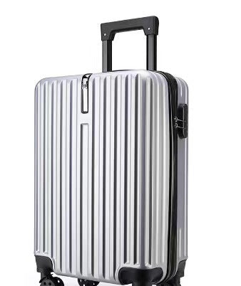 20-inch Large Capacity Student Suitcase Business Striped Trolley Case - EL CHEG