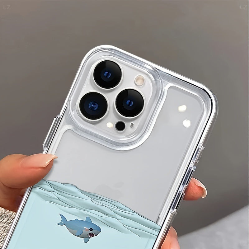 All-inclusive Underwater Shark Space Fine Hole Phone Case