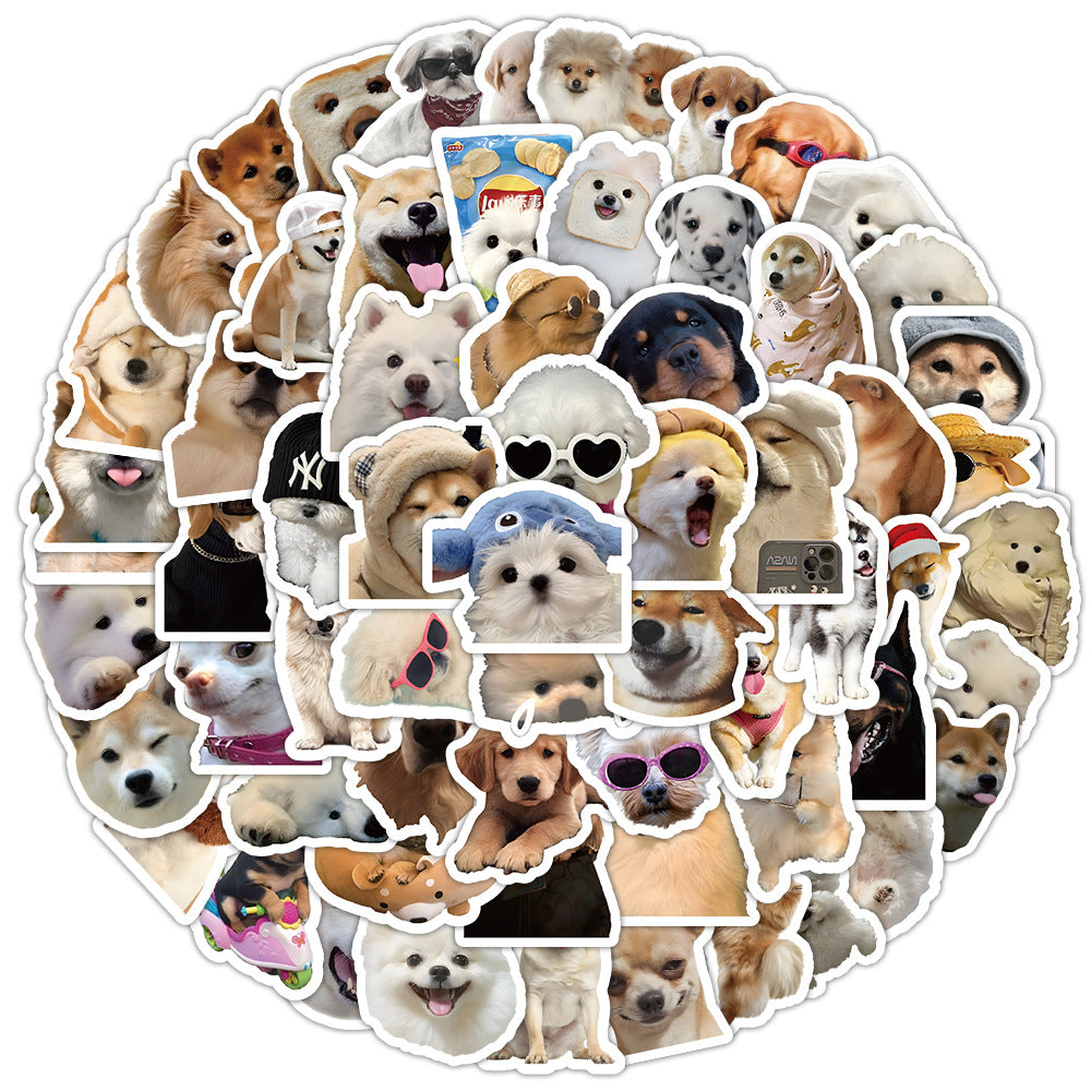 Creative Cartoon Household Portable Realistic Puppy Stickers - EL CHEG