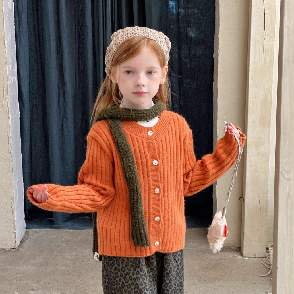 Leisure Alpaca Fleecefiber Girl's Cardigan Sweater Children