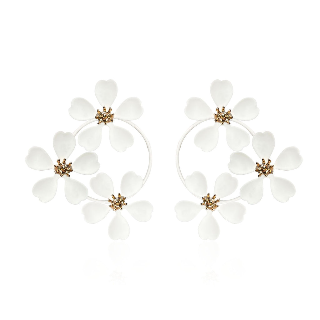 Fashion Personality Retro Flower Earrings For Women