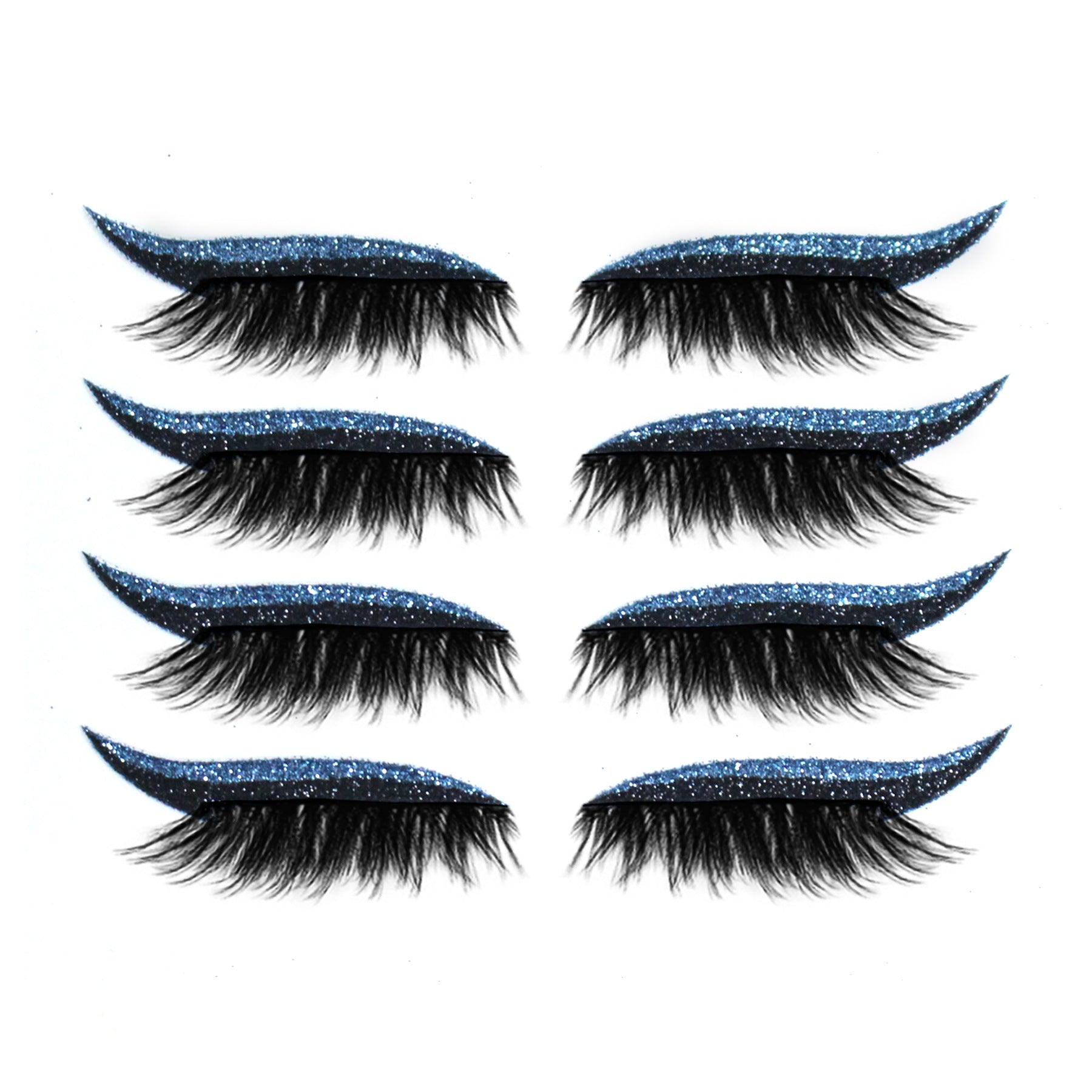 European And American Glitter Self-adhesive Eyeliner False Eyelash Stickers - EL CHEG