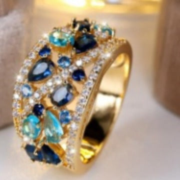 Women's Round Hollow Fashion All-Match Ring