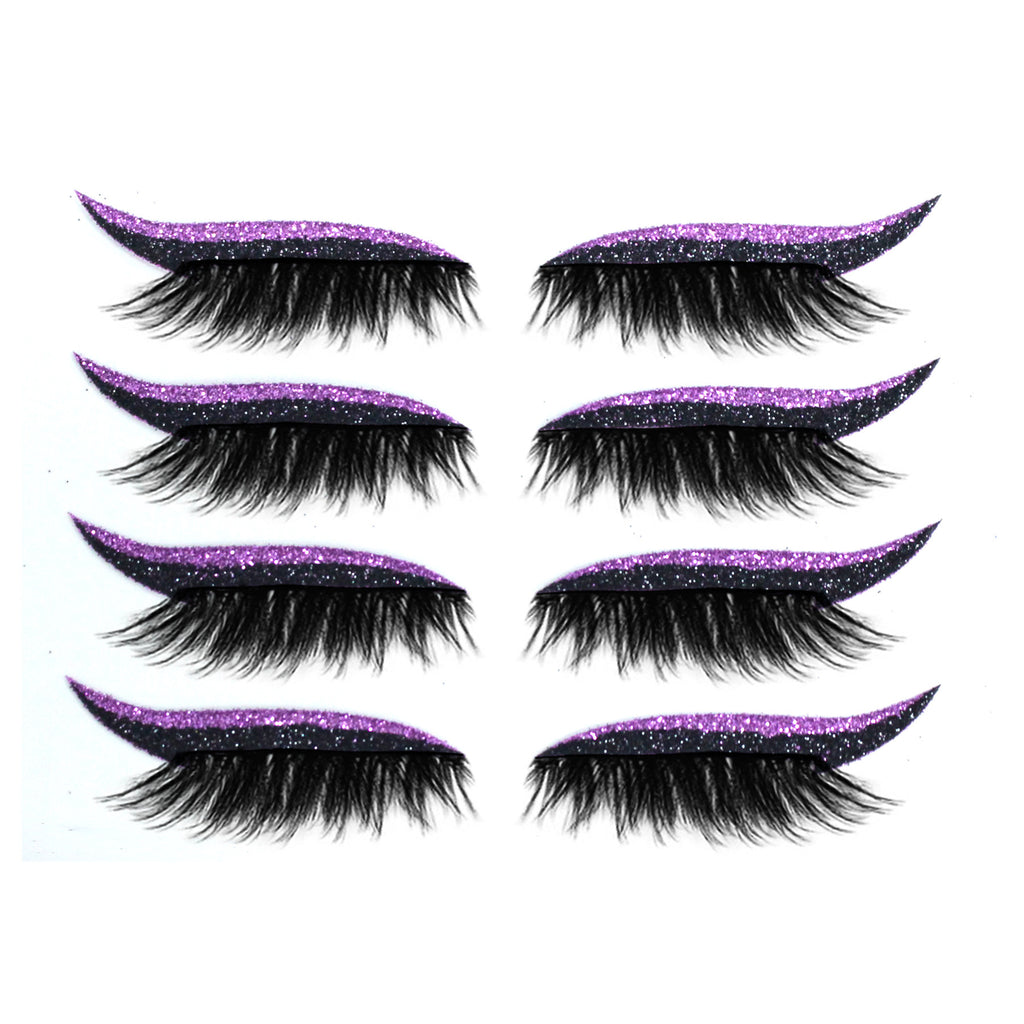 European And American Glitter Self-adhesive Eyeliner False Eyelash Stickers - EL CHEG