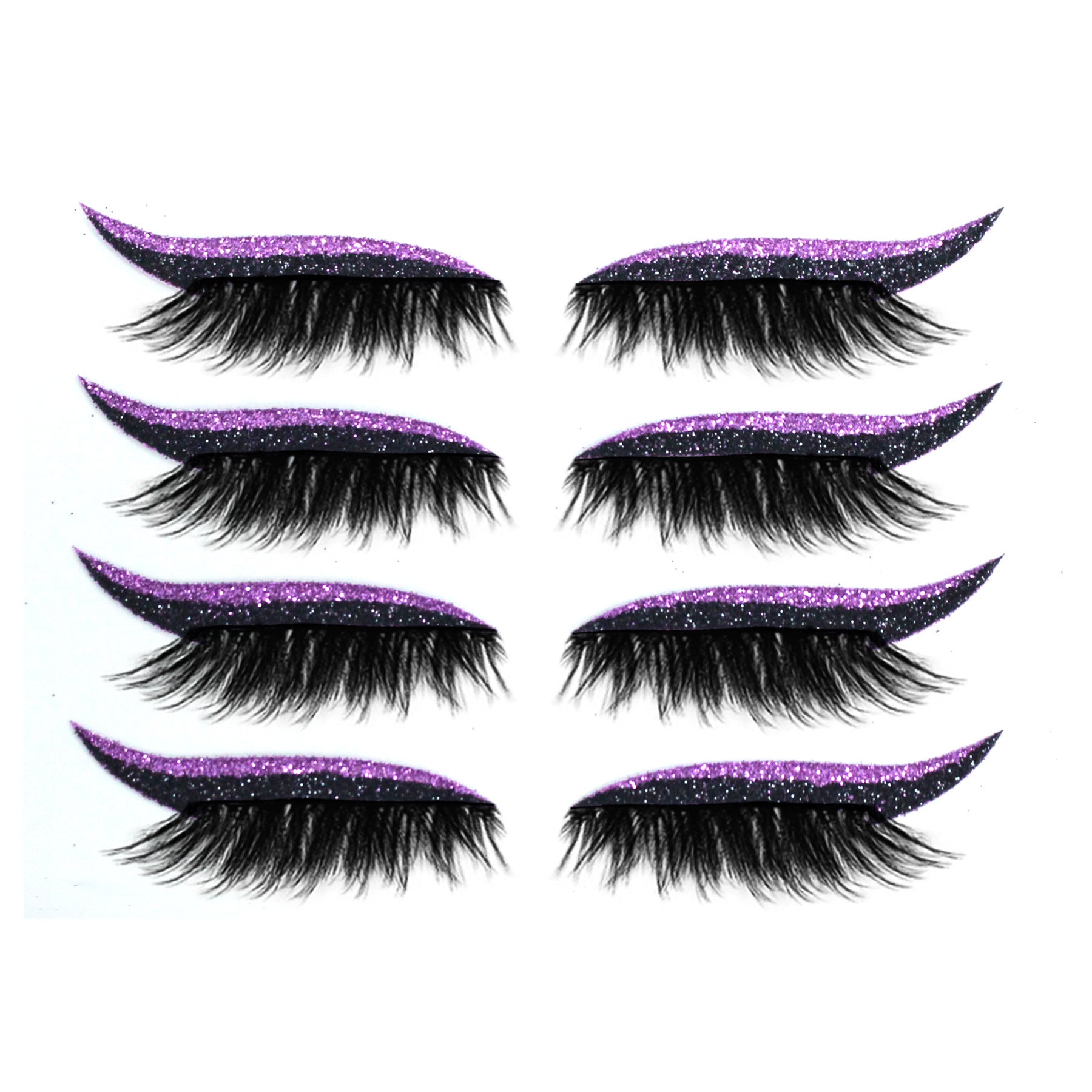 European And American Glitter Self-adhesive Eyeliner False Eyelash Stickers - EL CHEG