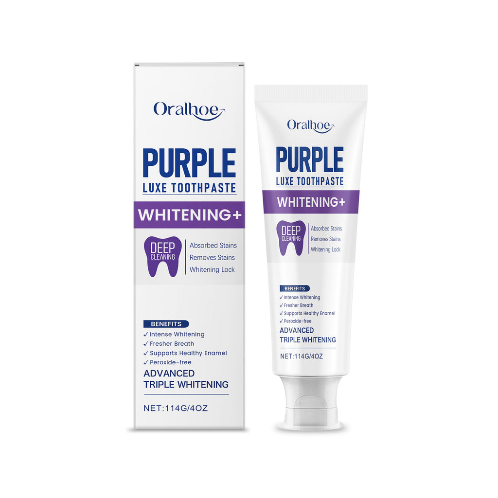 Daily Gentle Care Physical Color Mixing Purple Toothpaste - EL CHEG