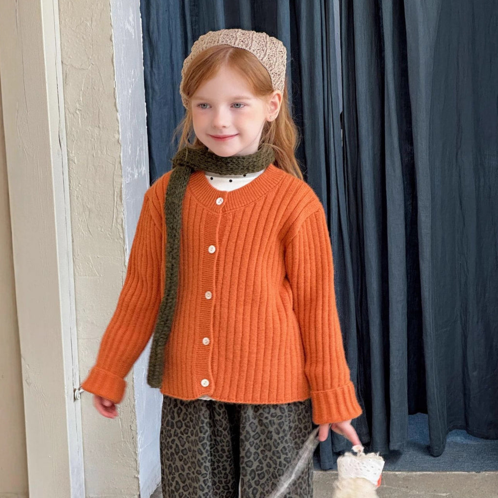 Leisure Alpaca Fleecefiber Girl's Cardigan Sweater Children