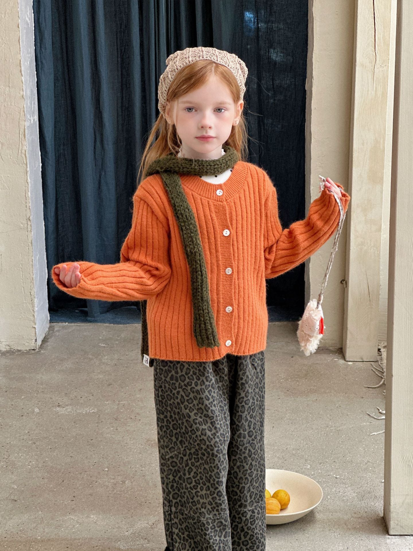 Leisure Alpaca Fleecefiber Girl's Cardigan Sweater Children