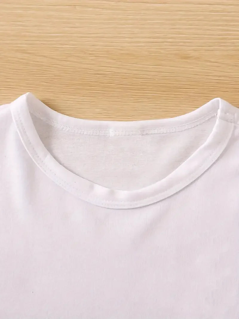 Summer New 90 's Leopard Heartbeat Short Sleeve Print Clothing Women's T-Shirt Harajuku Graphic Clothing Women's Top Tee - EL CHEG