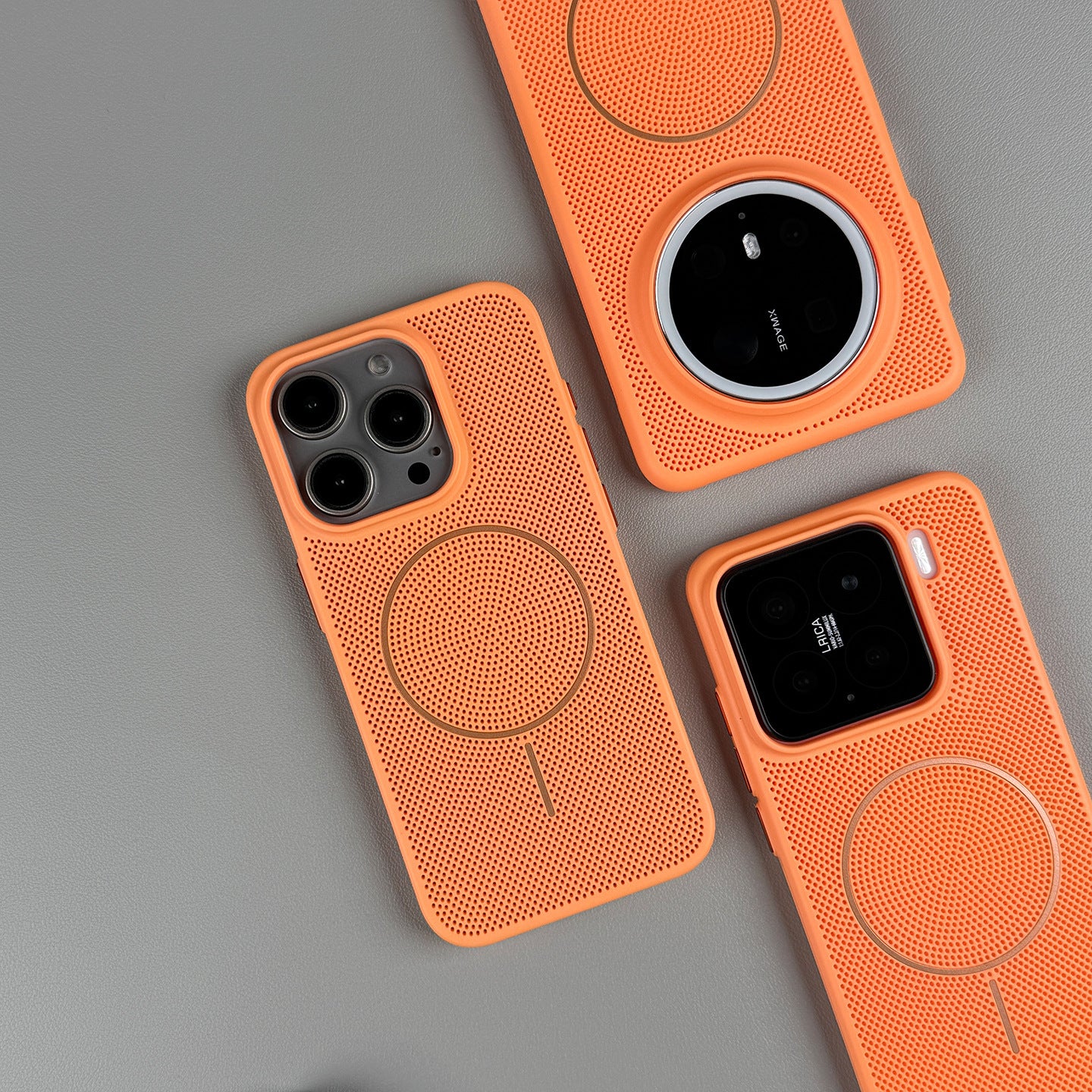 Breathable And Heat Dissipating Thin Ring Magnetic Phone Case