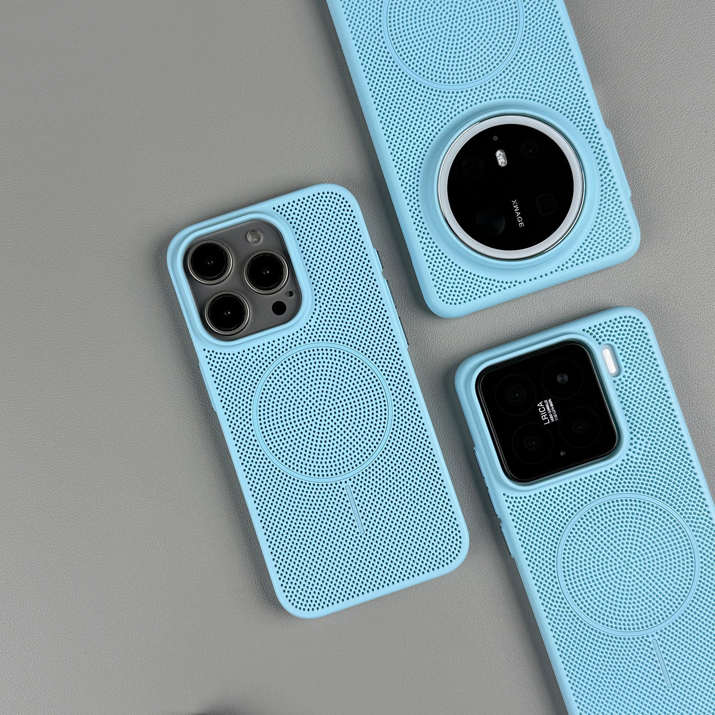 Breathable And Heat Dissipating Thin Ring Magnetic Phone Case