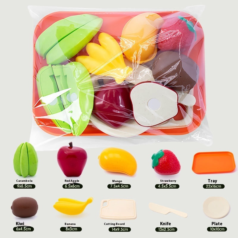 Children Play House Emulational Fruit Slicer Educational Toys