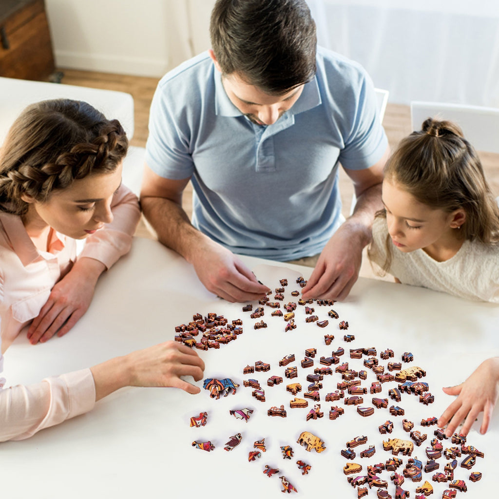 Irregular Animal Stereo Block Children Opposite.