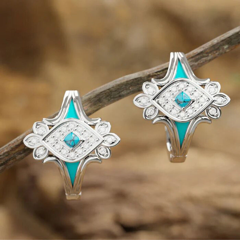 Trendy Bohemian Horse Eye Geometric Drop Earrings