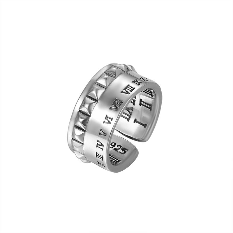 Men's Trendy Punk Hip Hop Rivet Ring