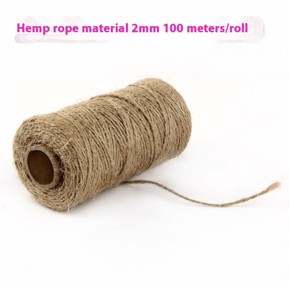 Christmas Material Rope 2mm Handmade DIY Hemp Rope - EL CHEG