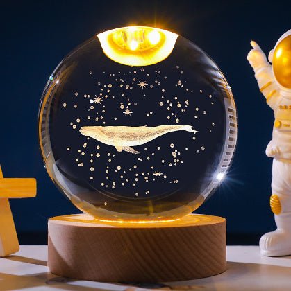 3D Constellation Crystal Ball Night Light Decoration - EL CHEG