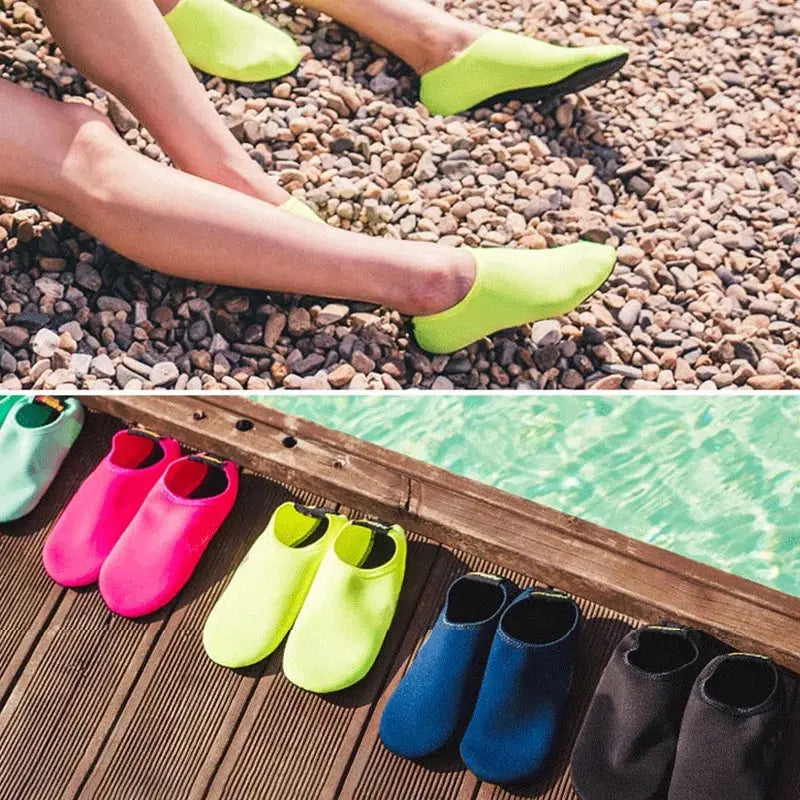 Outdoor Diving Socks With Anti Cut And Anti Slip Dottom, Quick Drying Beach Socks, Surfing And Snorkeling Socks Diving Shoes - EL CHEG