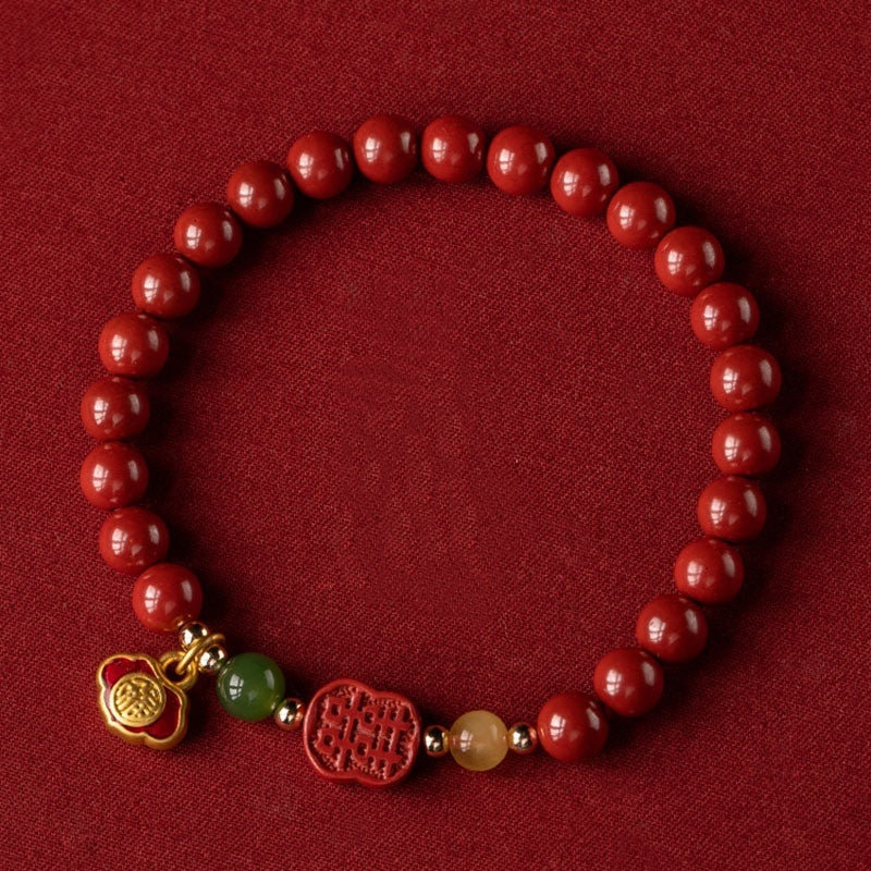 Raw Ore Emperor Sandstone Happy Eyebrow Bracelet For Women