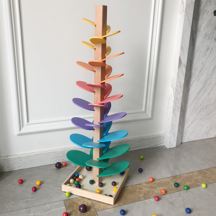 Baby Educational Ball Wooden Rainbow Music Tree.