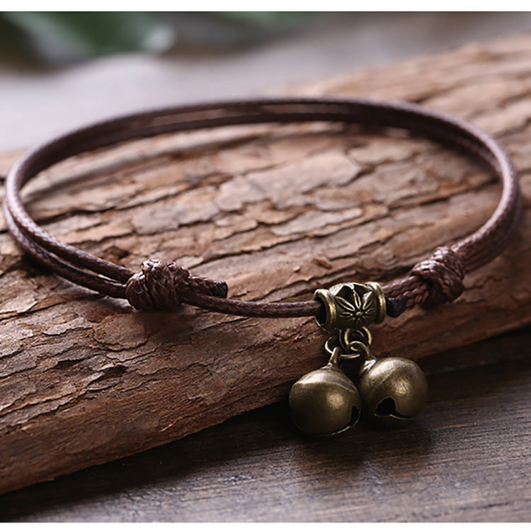 Pet Dog Halter Ling Brass Bell Collar