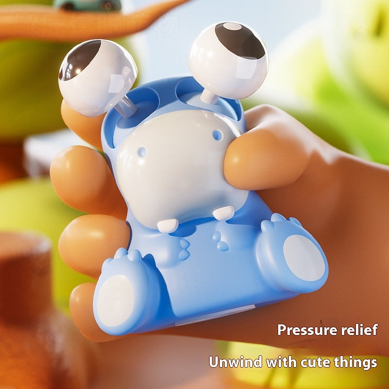 Creative Eye-popping Stuff Squeezing Toy Decompression Little Doll.