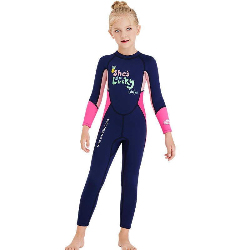 New Children's Swimsuit 2.5MM Warm Wetsuit