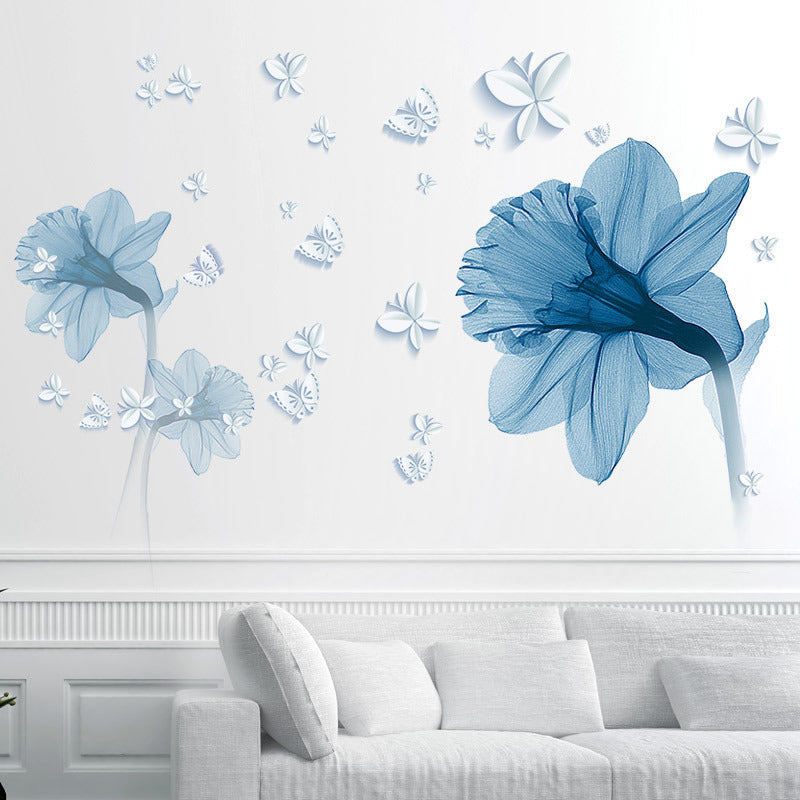 Bedroom Cozy Flower Room Decoration Wall Stickers - EL CHEG