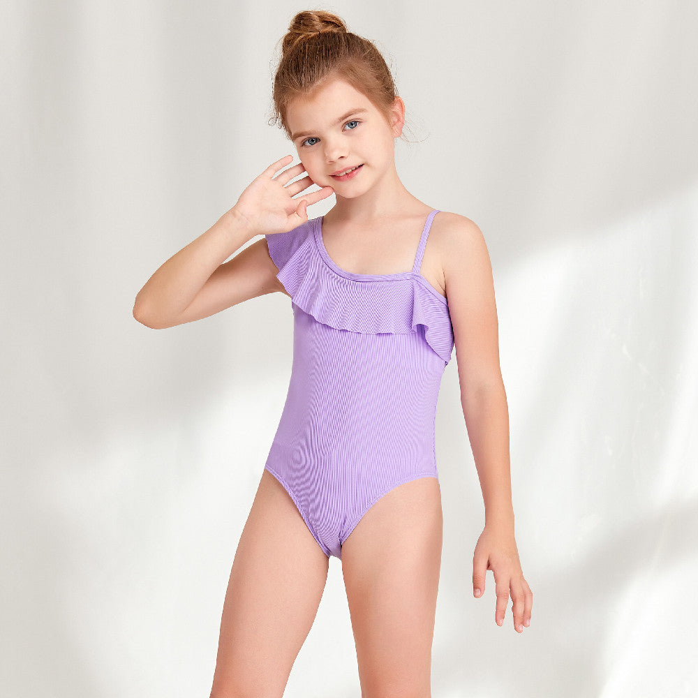 Children's Women's Ruffled One Piece Swimsuit