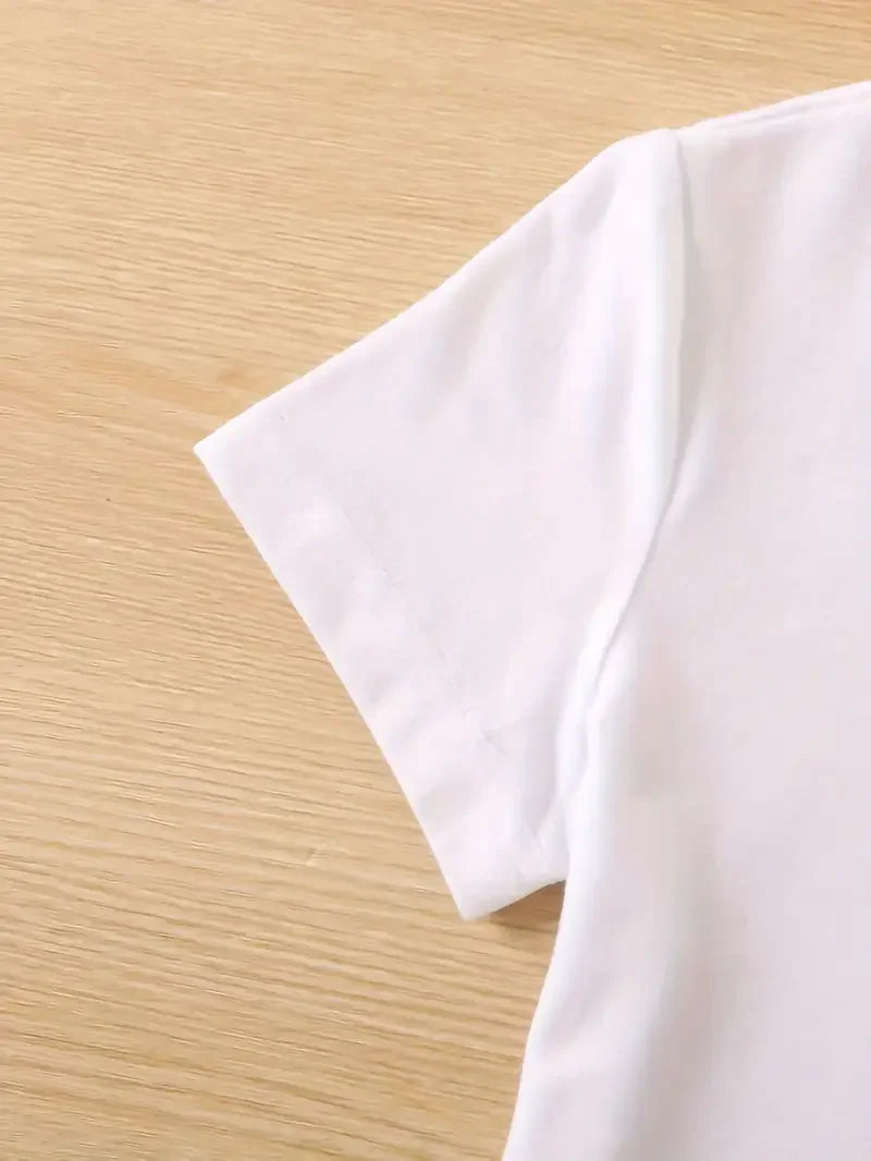 Summer New 90 's Leopard Heartbeat Short Sleeve Print Clothing Women's T-Shirt Harajuku Graphic Clothing Women's Top Tee - EL CHEG