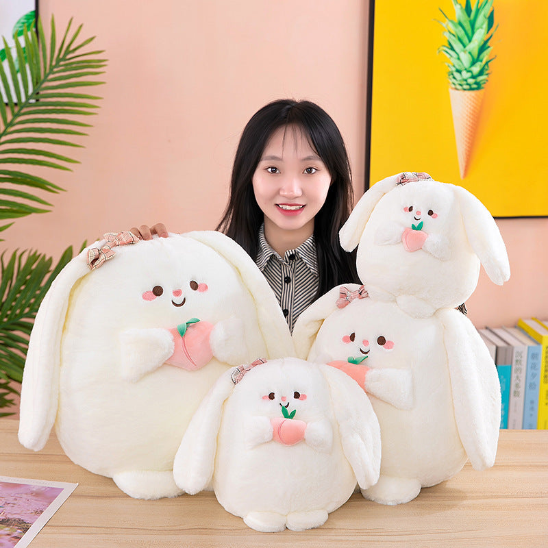 Casual Cute Rabbit Peach Doll Plush Toys.
