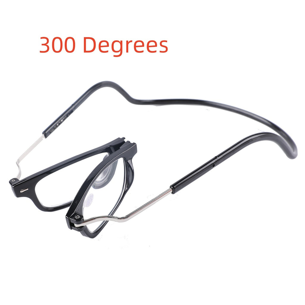 Anti-lost Silicone Magnet Hanging Neck Foldable Presbyopic Glasses