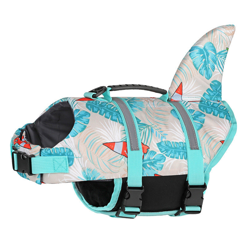Shark Pet Life Vest Dog Swimming Clothes