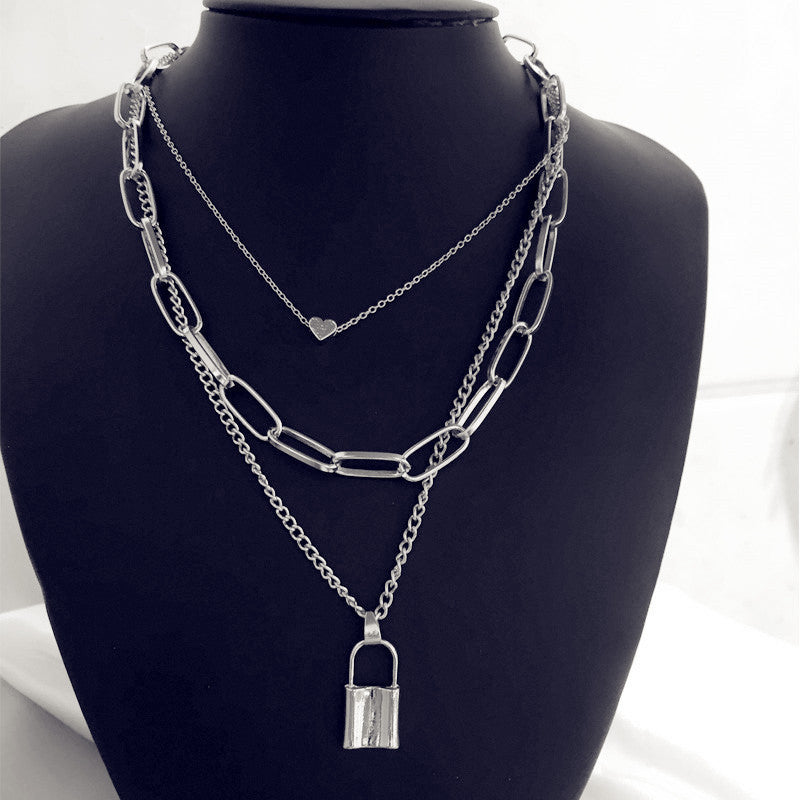Multilayer Water Wave Chain Necklace