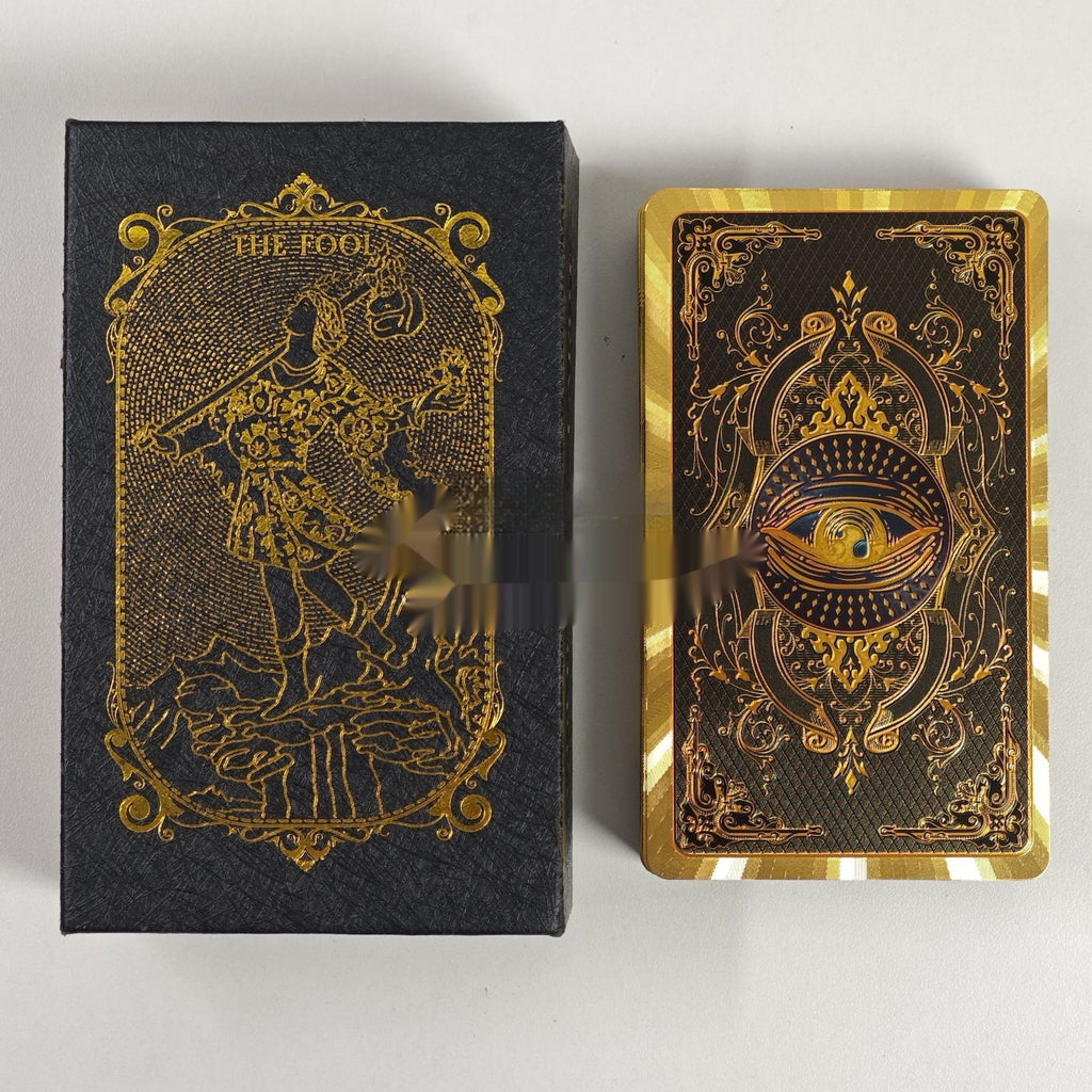 Gold Foil Tarot Card Plastic Waterproof Tarot Card Full Set Color Printing Tarot Card
